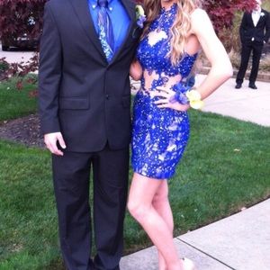 Royal Blue Homecoming Dress